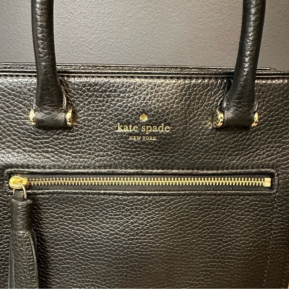 Kate Spade Black Leather Handbag - Picture 7 of 9